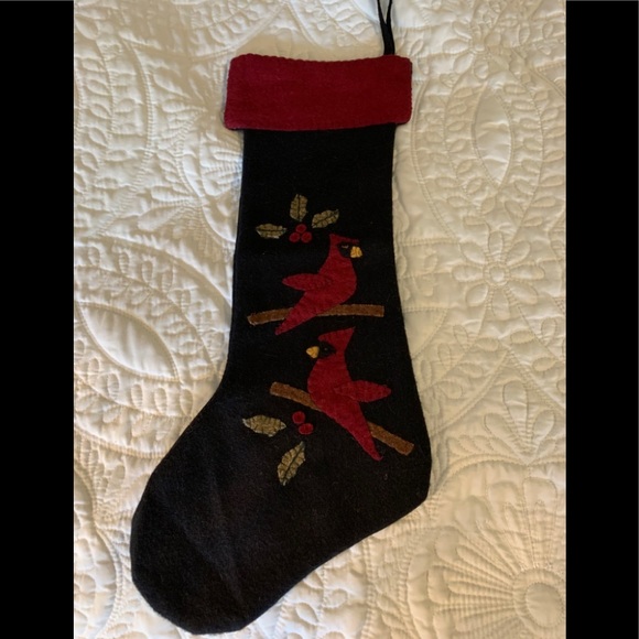 Lowest price Price ⬇️ Cardinal Christmas Stocking - Picture 1 of 4